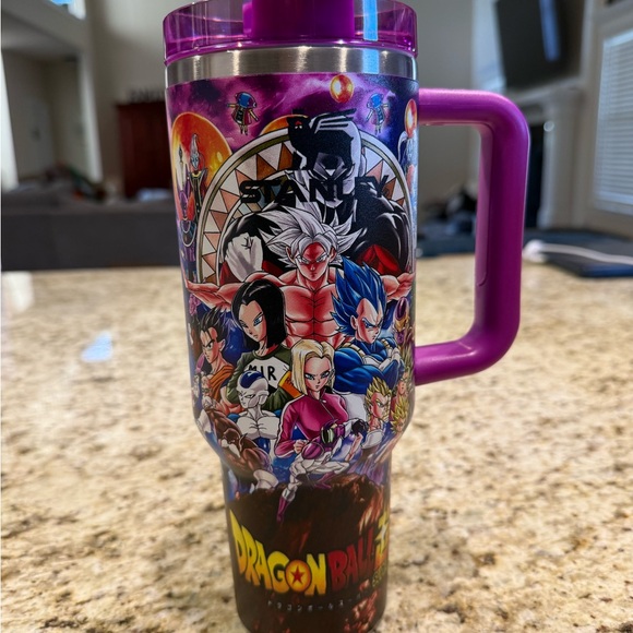 Stanley Tumbler with a Custom Purple Dragon Ball Z Design - Picture 1 of 3